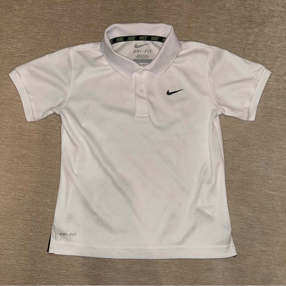 Nike Kids Polo Shirt in White